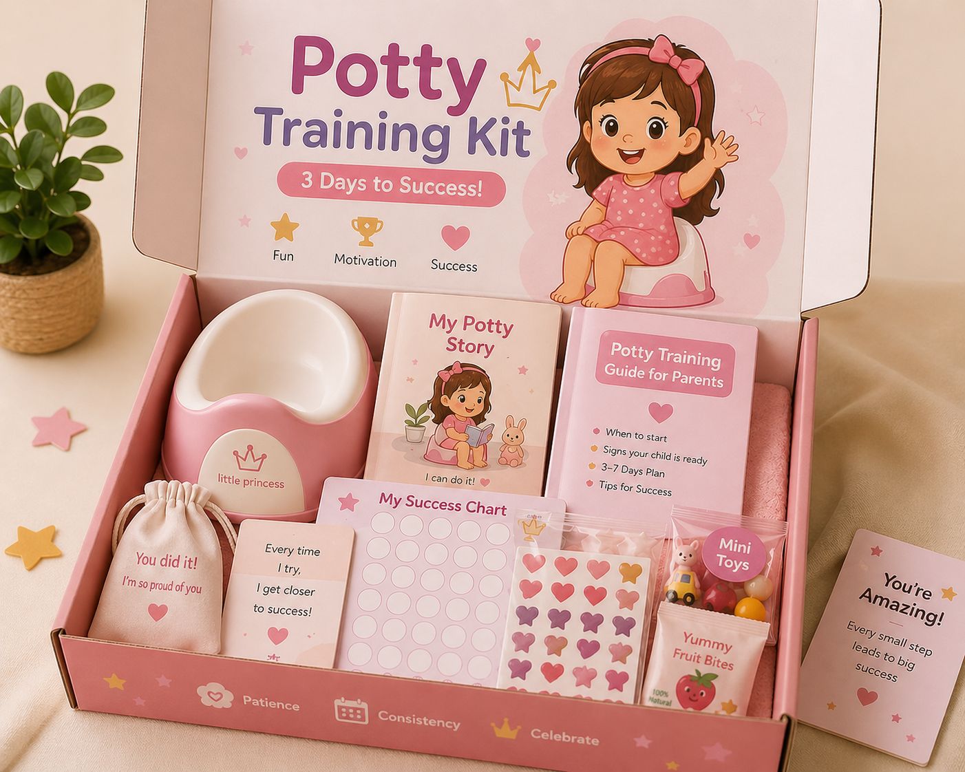 Potty Training Kit For Girls